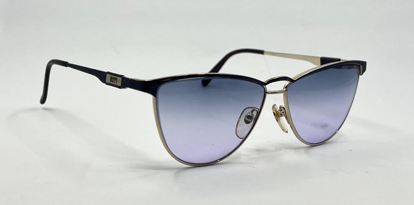 Givenchy 9702 Y2K Vintage Sunglasses w/ New Indigo Lavender Gradient Custom Lenses