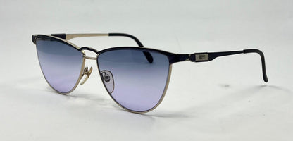 Givenchy 9702 Y2K Vintage Sunglasses w/ New Indigo Lavender Gradient Custom Lenses
