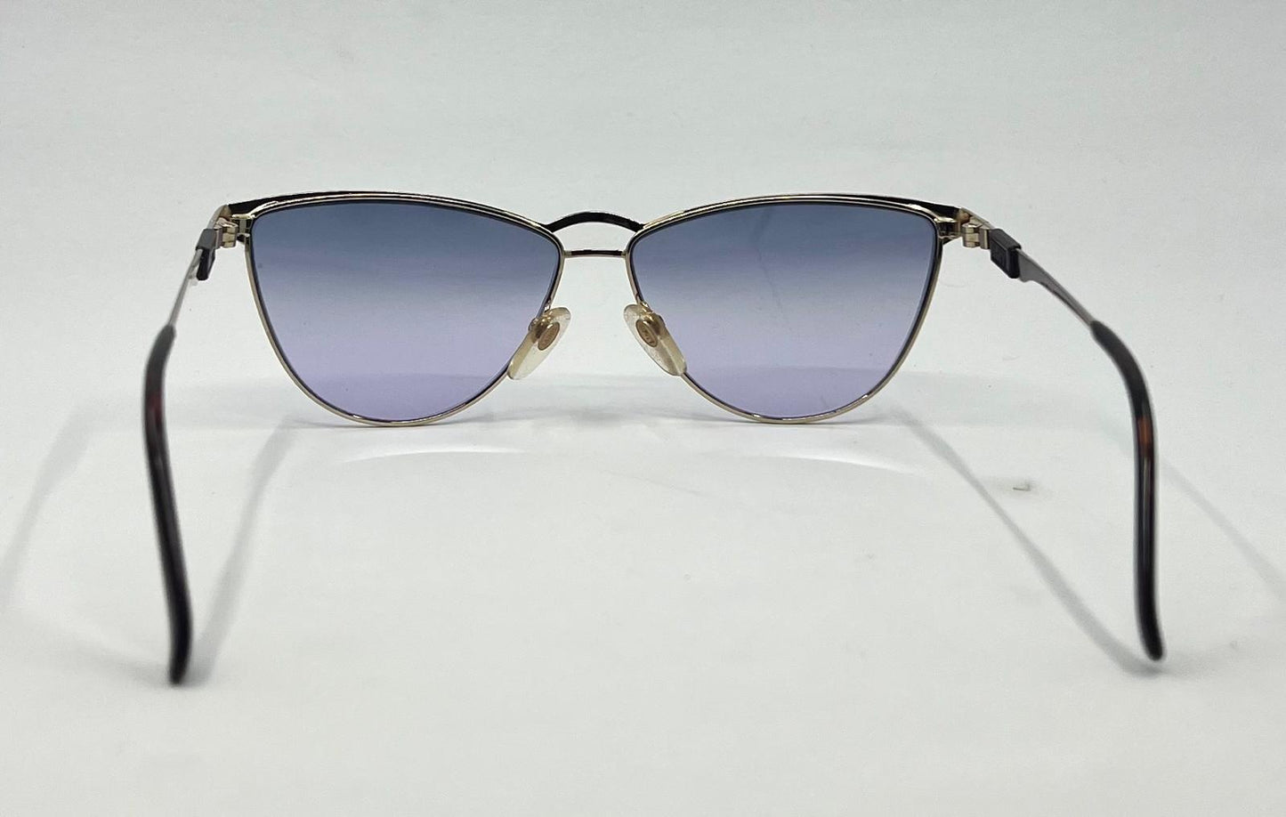 Givenchy 9702 Y2K Vintage Sunglasses w/ New Indigo Lavender Gradient Custom Lenses