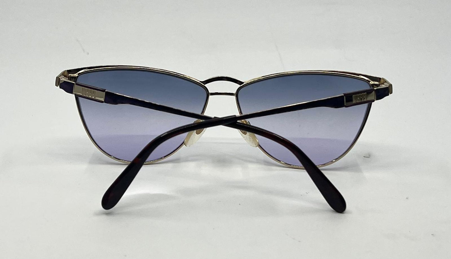 Givenchy 9702 Y2K Vintage Sunglasses w/ New Indigo Lavender Gradient Custom Lenses