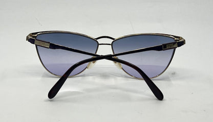 Givenchy 9702 Y2K Vintage Sunglasses w/ New Indigo Lavender Gradient Custom Lenses