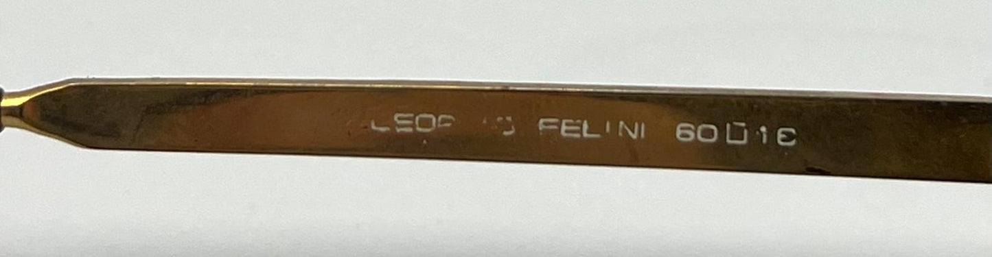 Leopard by Felini Reno Aviator Vintage Sunglasses w/ New Grandient Tinted Lenses