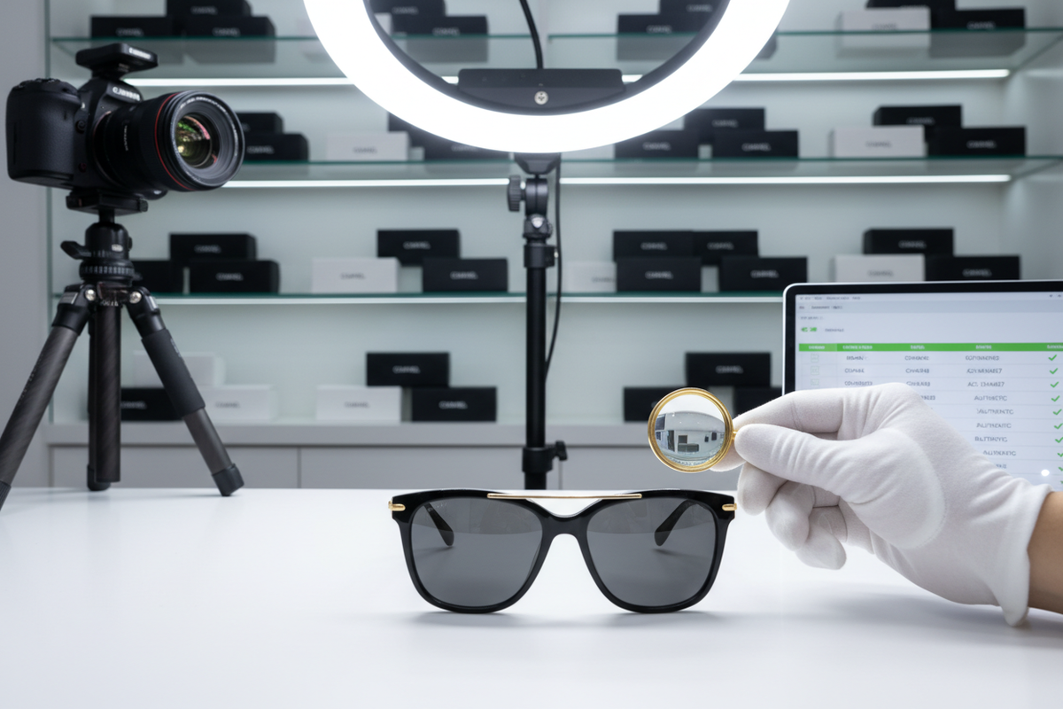 Follow the shipping instructions provided after submission. Once received, your eyewear enters our authentication queue for hands-on inspection and digital documentation.