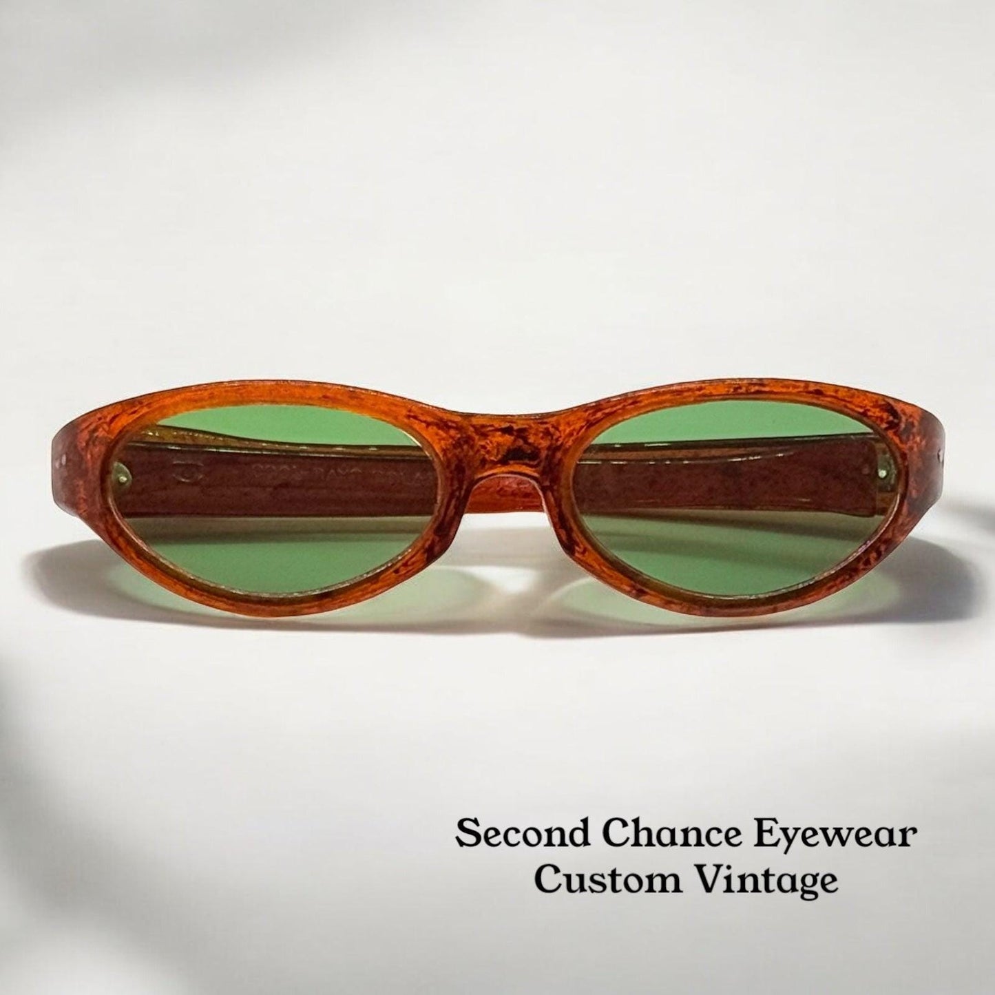 Cool-Ray Polaroid 125 Vintage Sunglasses W|New, Custom Bottle Green Lenses