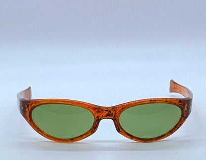 Cool-Ray Polaroid 125 Vintage Sunglasses W|New, Custom Bottle Green Lenses