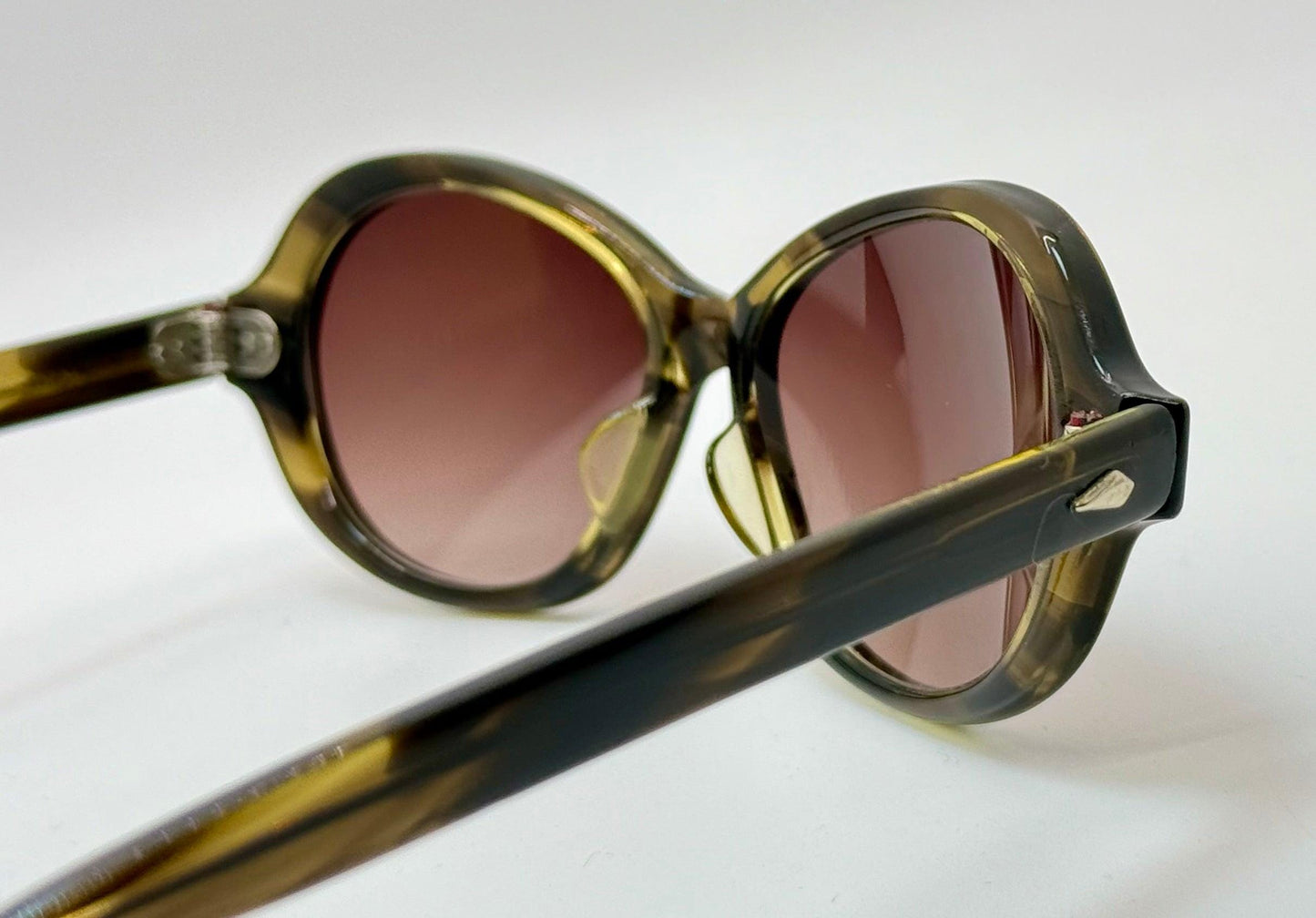 Vintage American Optical 162-Panto Sunglasses with Brand New, Custom Gradient Berko’s Designs Lenses