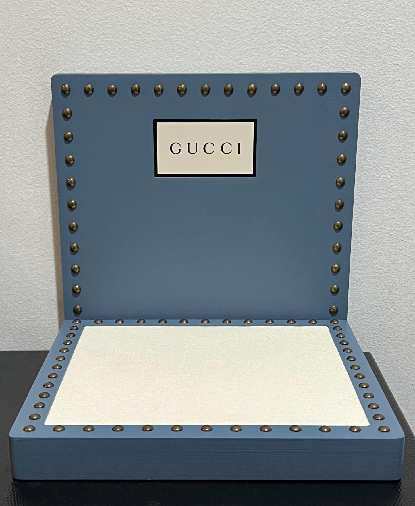 Gucci Studded Flat-Back Dresser Countertop Display | Retail Display | Rare