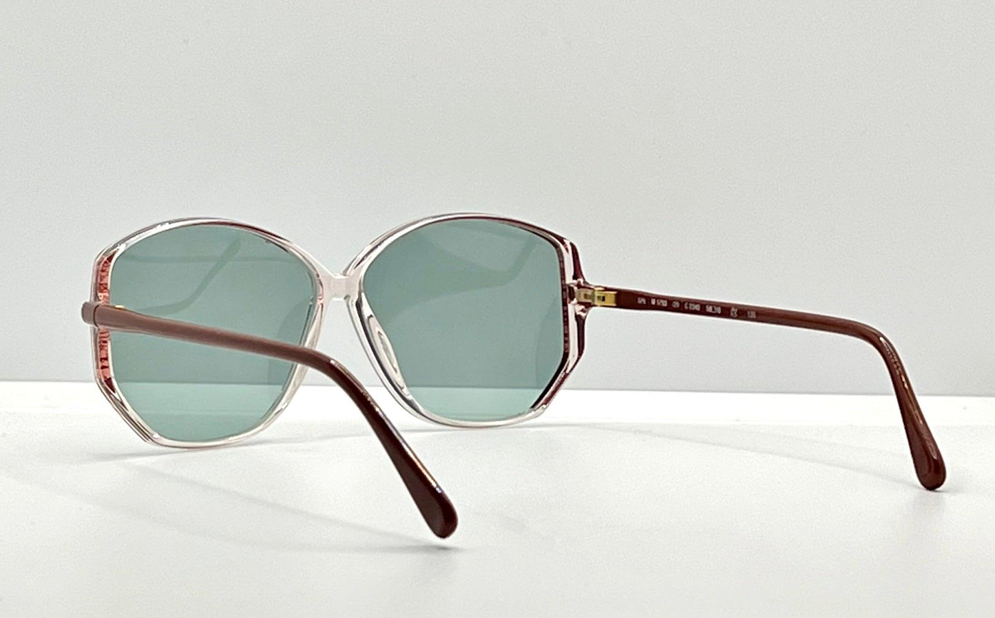 Silhouette Spx M1793 Vintage Sunglasses W|New, Custom Aquamarine Lenses-Deadstock-Austria
