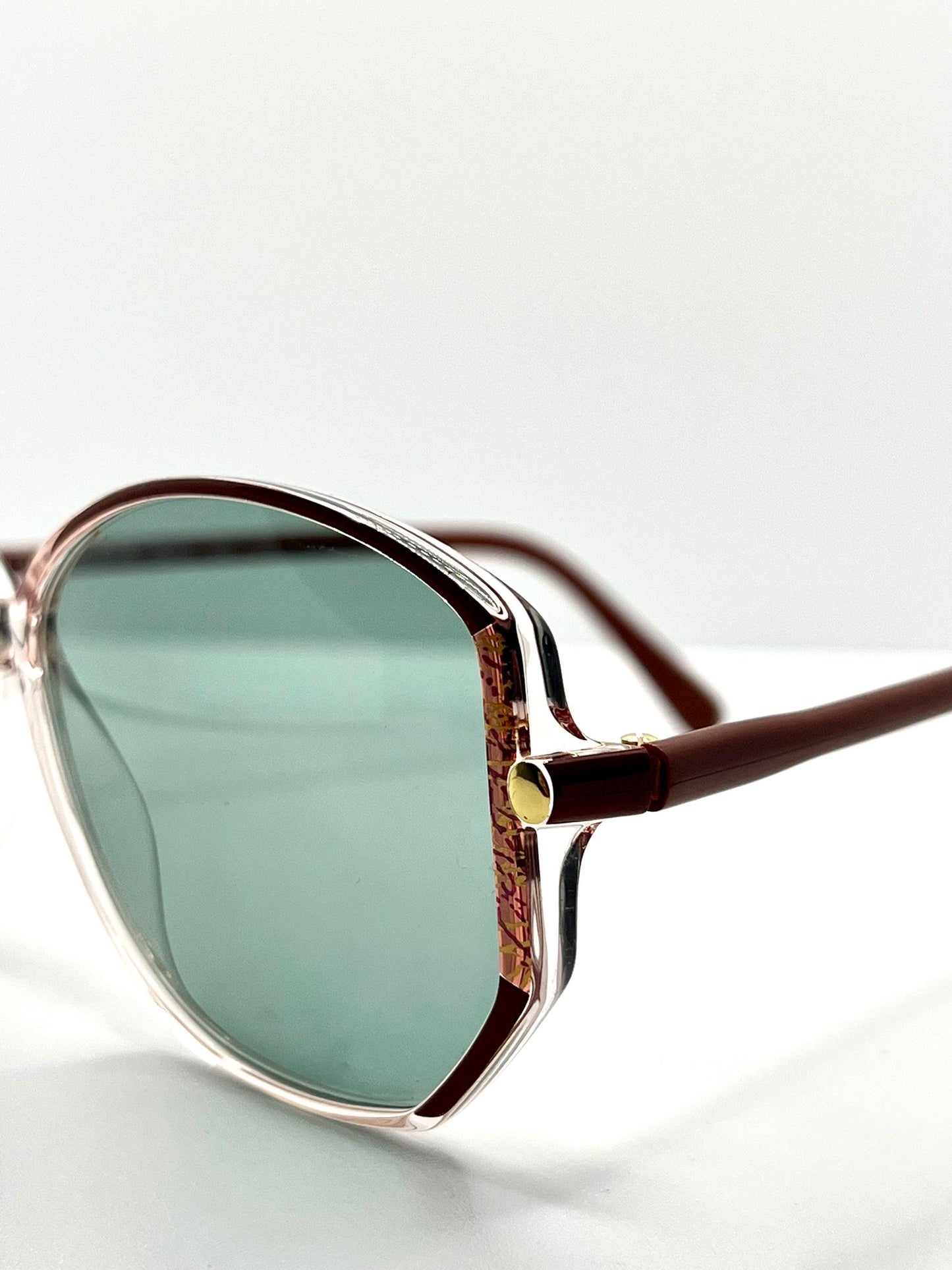 Silhouette Spx M1793 Vintage Sunglasses W|New, Custom Aquamarine Lenses-Deadstock-Austria