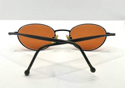 Vintage Revo 1121 Oval Gunmetal Sunglasses – Spring Hinges – Custom Day|Night Tint Lenses – 45-20-135 – Made In Italy