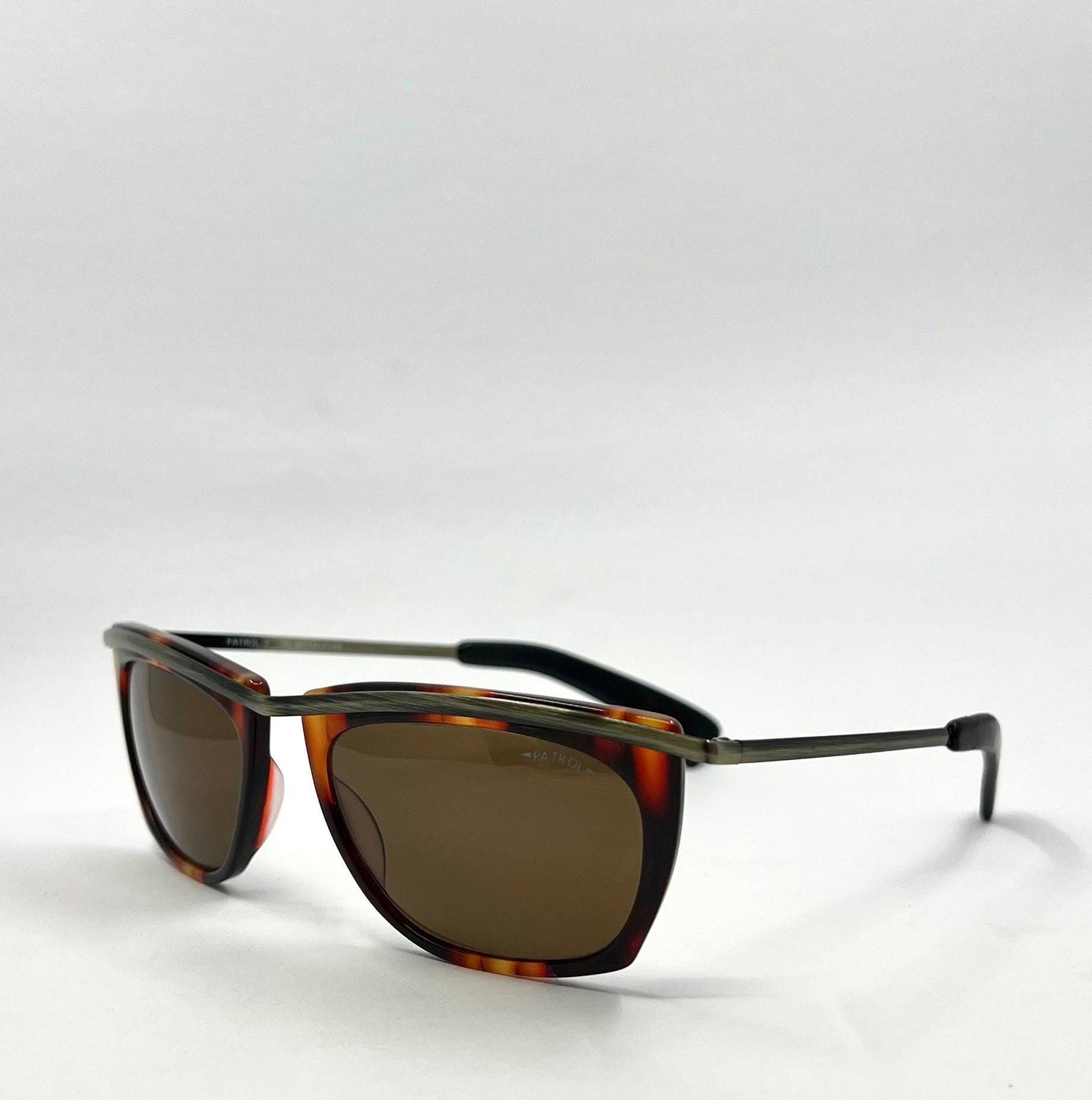 Patrol 9 Vintage Tortoise Sunglasses by Metalflex-Deadstock|Unworn-Italy