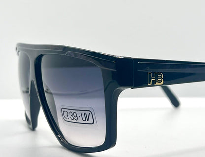 Harvé Benard 402 133 Vintage Sunglasses Italy Cr39 Tortoise Shield 60Mm