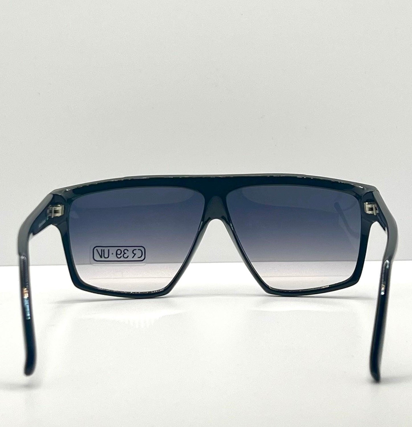 Harvé Benard 402 133 Vintage Sunglasses Italy Cr39 Tortoise Shield 60Mm