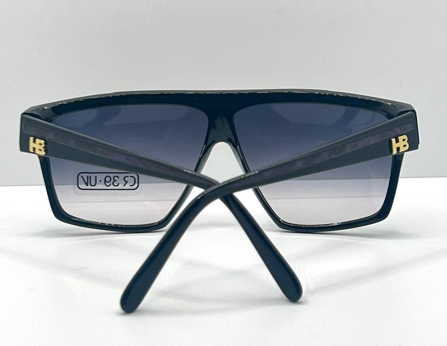 Harvé Benard 402 133 Vintage Sunglasses Italy Cr39 Tortoise Shield 60Mm