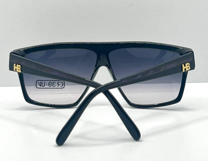 Harvé Benard 402 133 Vintage Sunglasses Italy Cr39 Tortoise Shield 60Mm