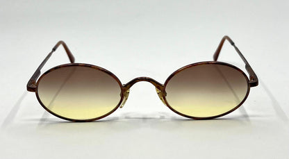 Giorgio Armani 122 727 Vintage Round Sunglasses W|New Gradient Tinted Custom Lenses-Unworn|Deadstock