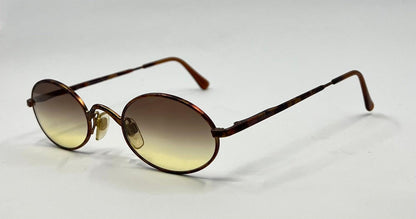 Giorgio Armani 122 727 Vintage Round Sunglasses W|New Gradient Tinted Custom Lenses-Unworn|Deadstock