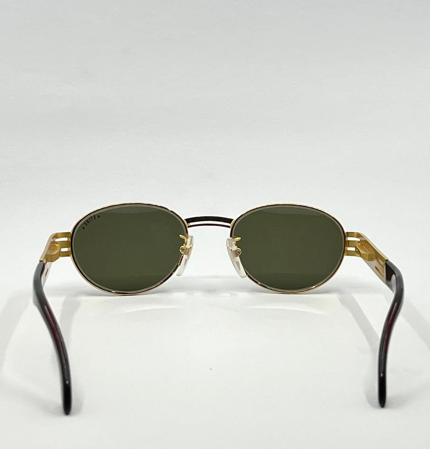 Sting 4170 Col 120 Vintage Sunglasses Gold Tortoise Oval Frame Deadstock Italy