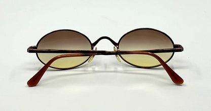 Giorgio Armani 122 727 Vintage Round Sunglasses W|New Gradient Tinted Custom Lenses-Unworn|Deadstock