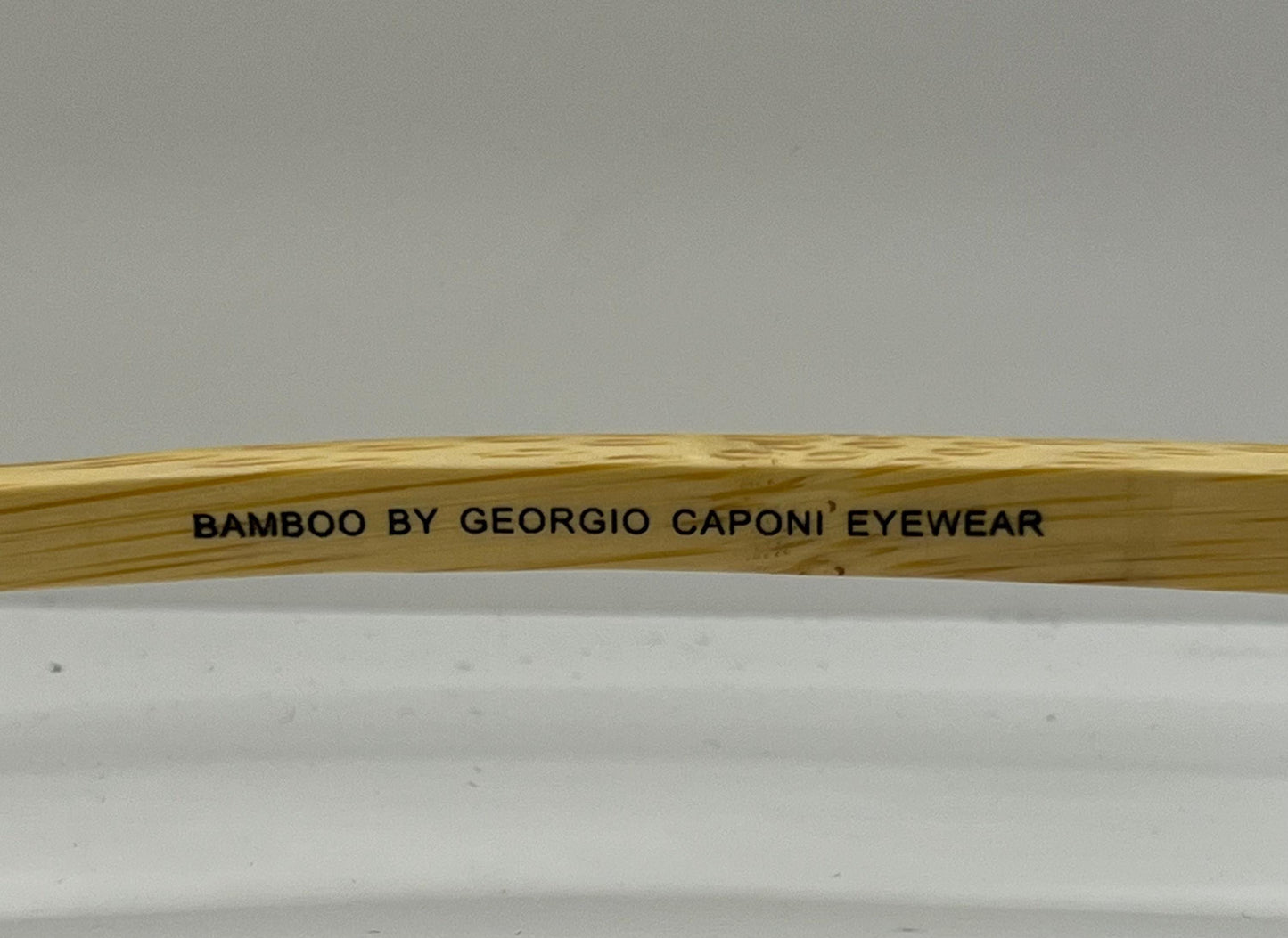 Georgio Caponi Genuine Bamboo Wood Unisex Rimless Readers W| Magnification Brand New