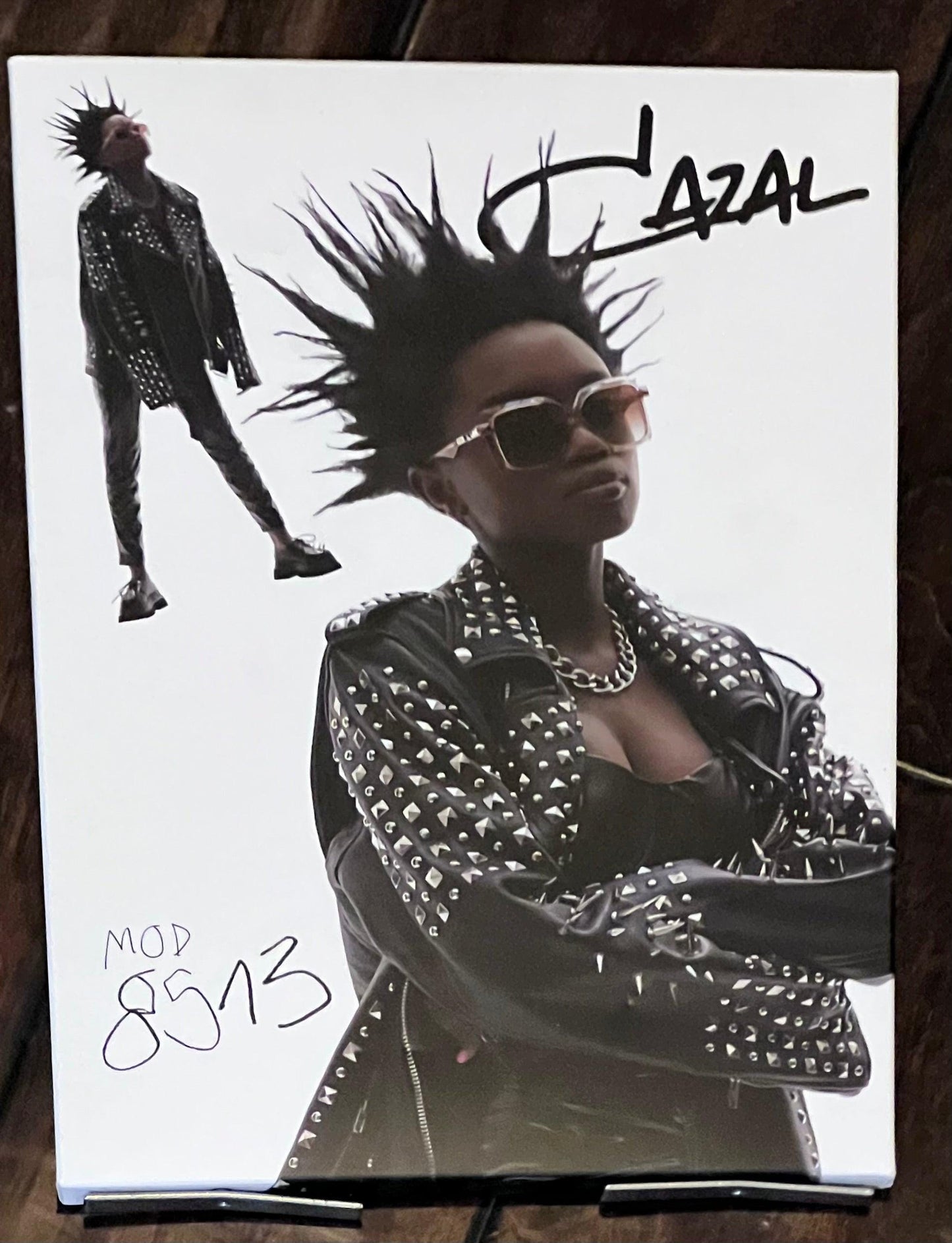 Cazal Counter Cards- Dual Sided Countertop Displays-Metal Foldout Legs-Brand New