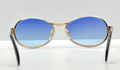 Anoptic “Anna” Vintage Sunglasses W|New, Custom Gradient Blue Lenses-Deadstock