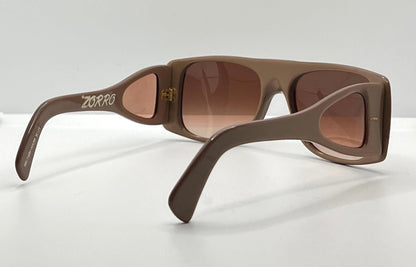 Ultra “Zorro” Vintage Sunglasses W|New, Custom Brown To Rose Gradient Lenses – Side Shields – Deadstock
