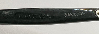 Vintage Titmus Usa “Siret” Cat-Eye Eyeglasses Black Rhinestone – Restored