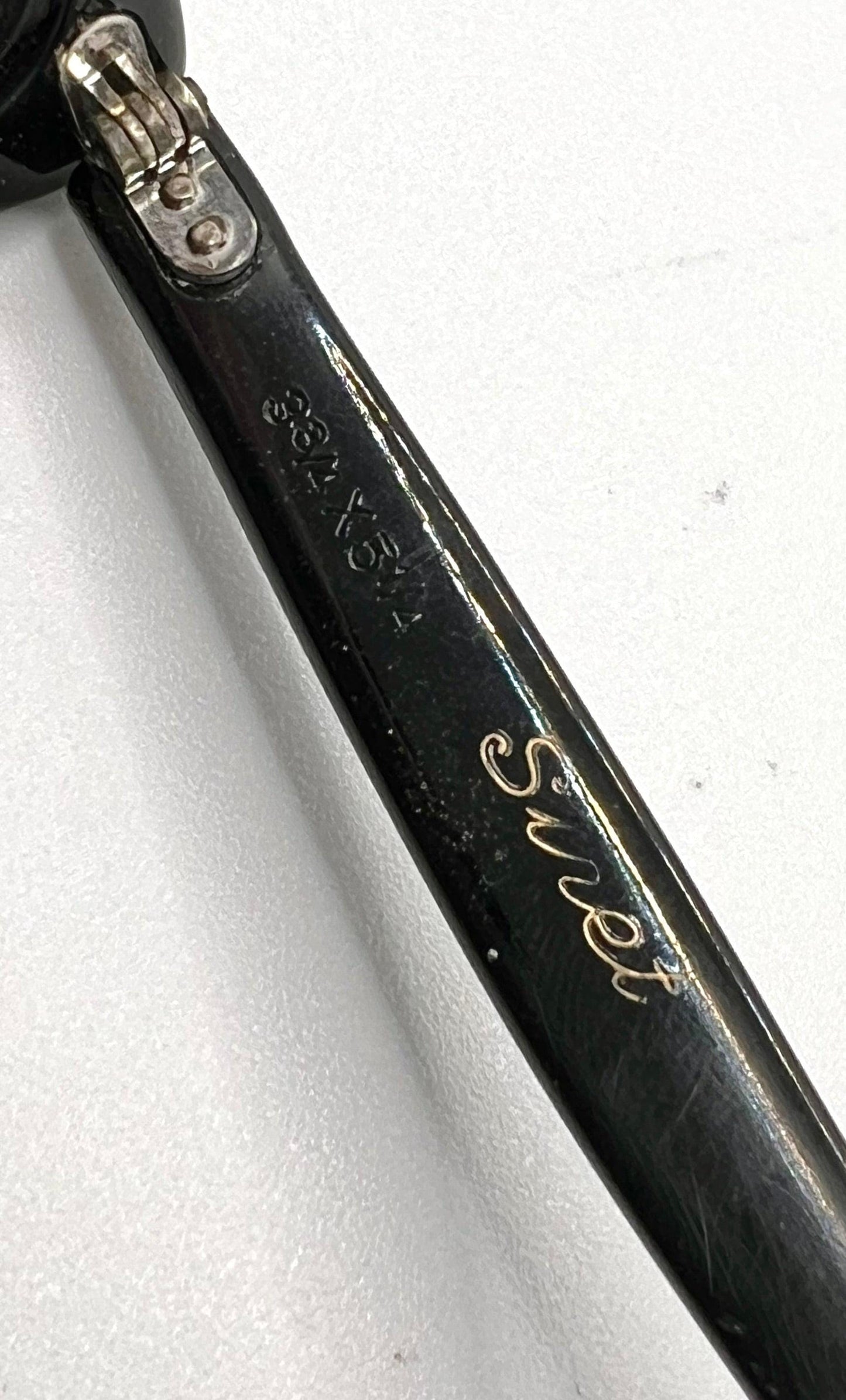 Vintage Titmus Usa “Siret” Cat-Eye Eyeglasses Black Rhinestone – Restored