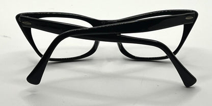 Vintage Titmus Usa “Siret” Cat-Eye Eyeglasses Black Rhinestone – Restored