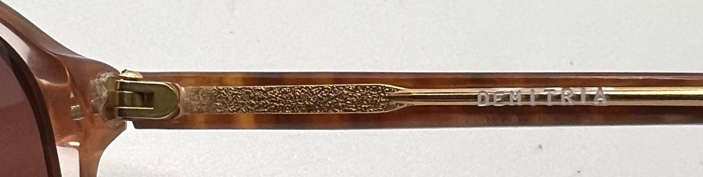 Demitria Sand Vintage Marble Sunglasses 57Mm W|Gradient Rose Lenses-Nos