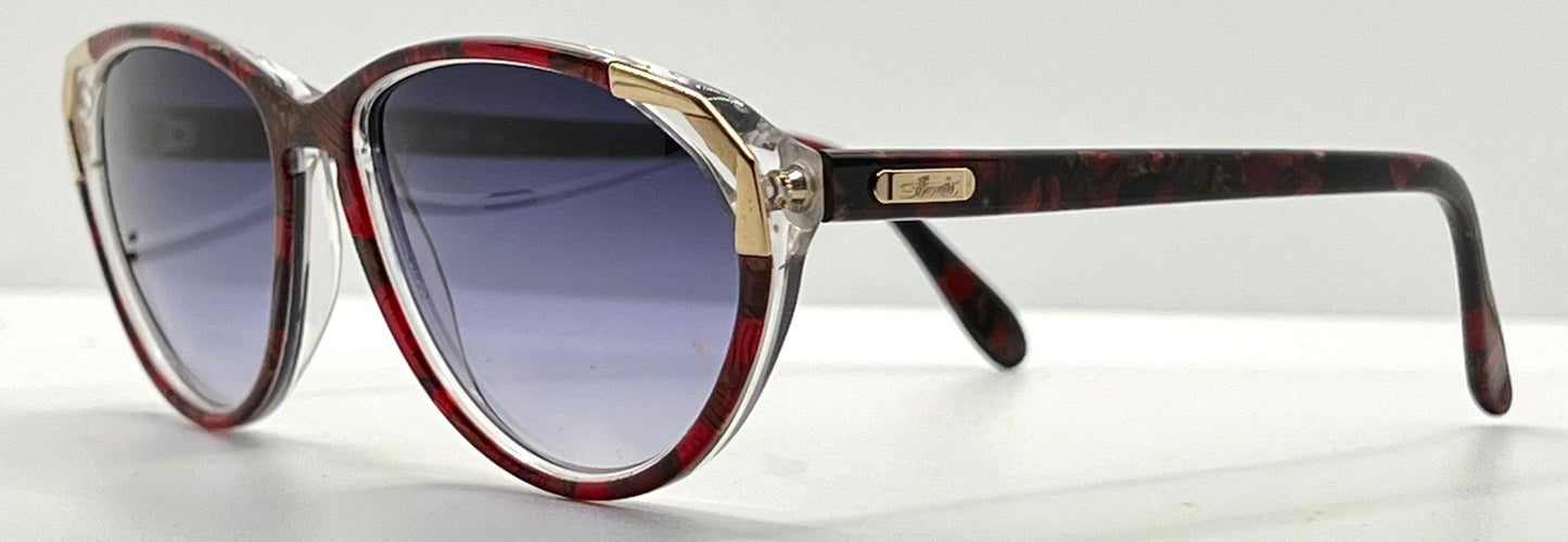 Silhouette M1298 Vintage Cat Eye Sunglasses w|New Custom Gradient Lenses-57mm-Austria|Unworn