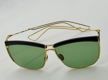 DiorSoElectric Rare Gold Green Sunglasses-Full Kit Authentic-Deadstock|New