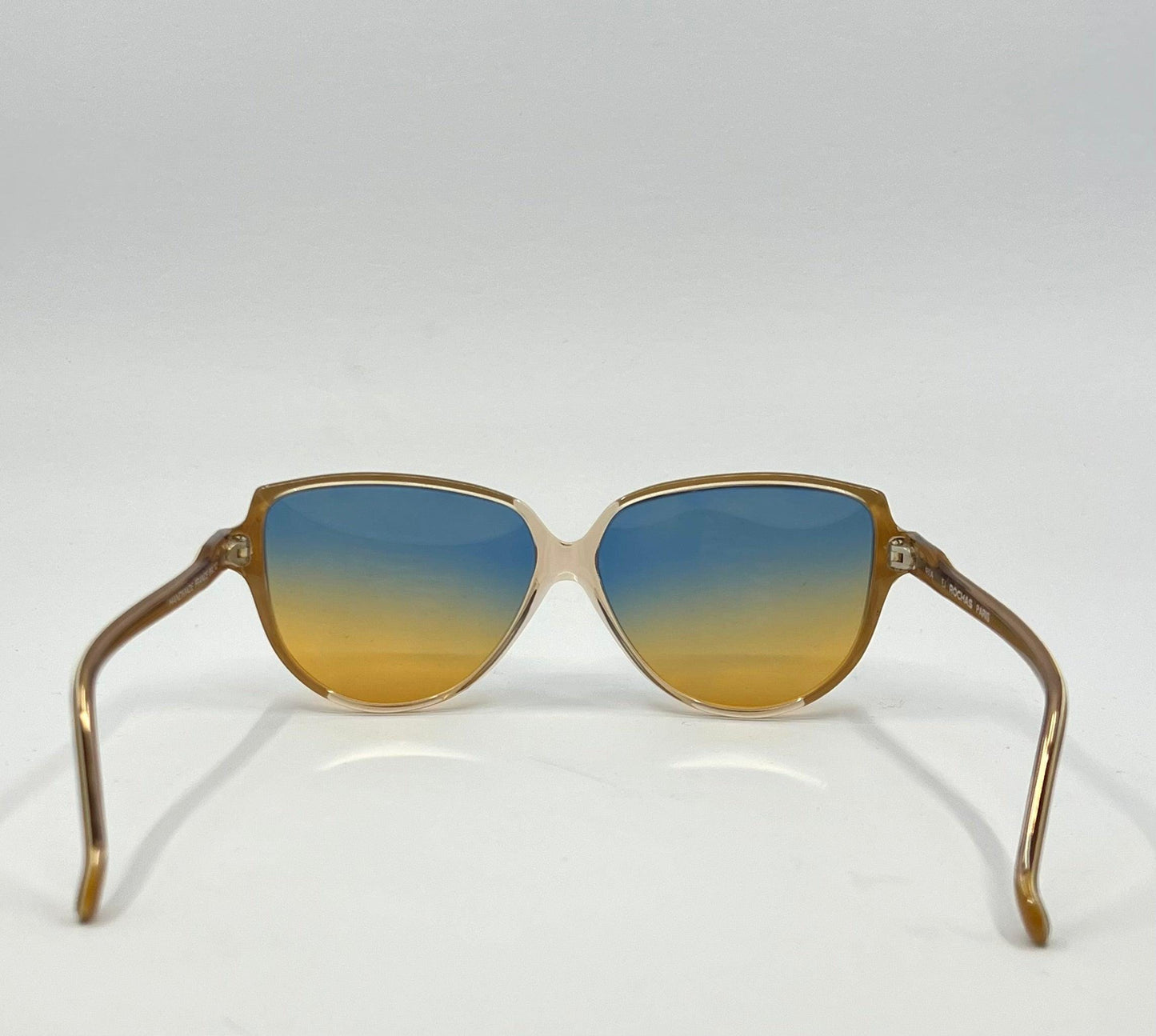 Rochas Paris 4604 Vintage Sunglasses w|New Gradient Tint Custom Lenses-Handmade in France-Unworn