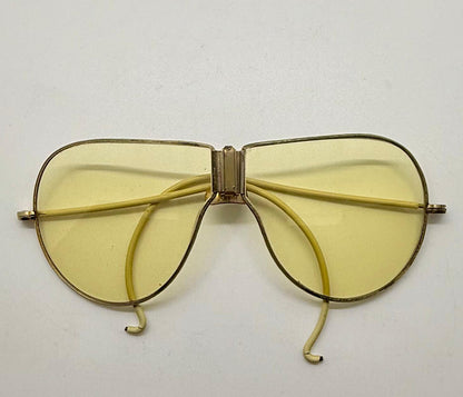 Korean War-Era Folding Aviator Military Glasses – Original Yellow Glass Lenses
