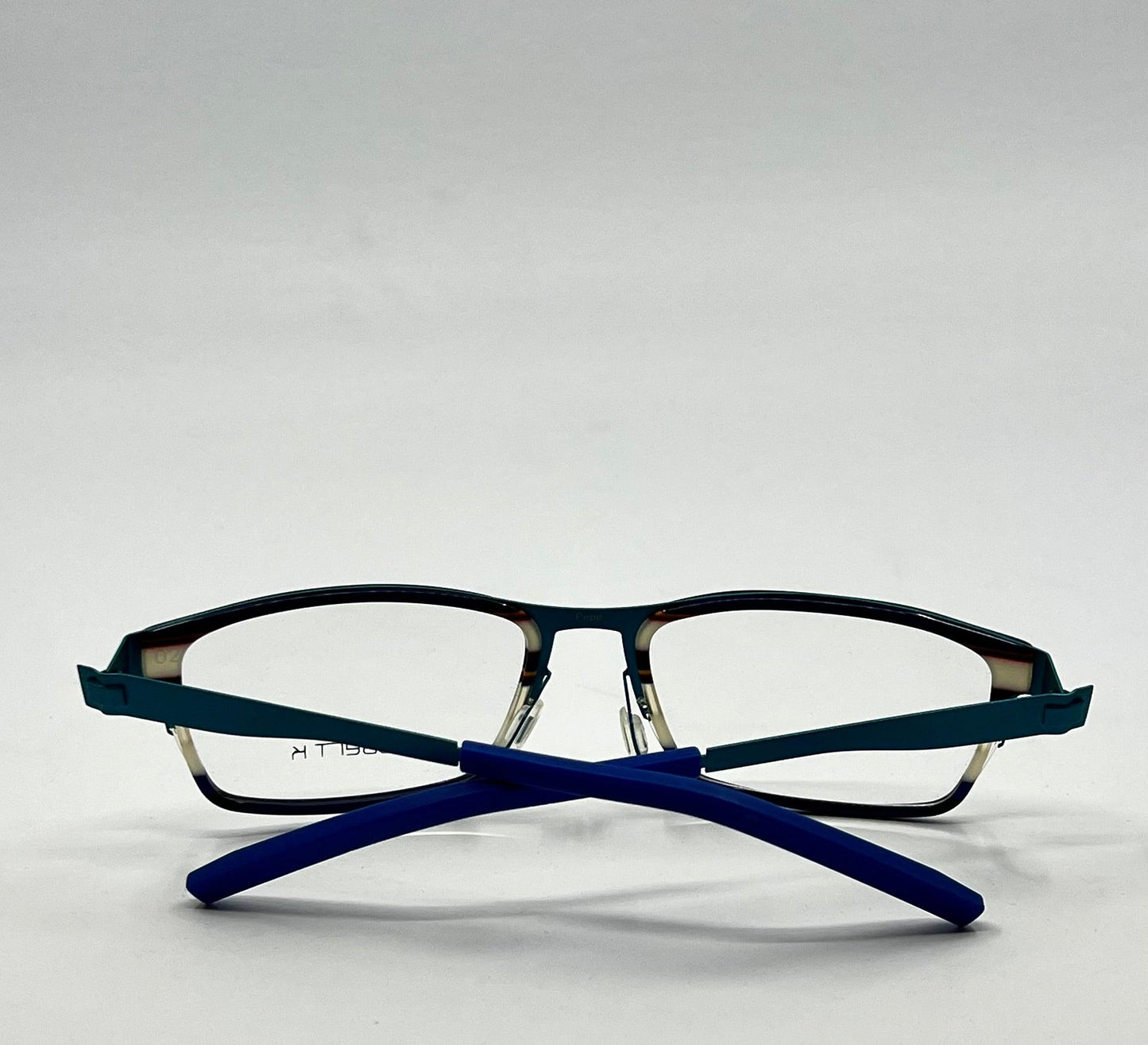 Robert K Eye Society Pepe 55-18-145 Blue Optical Frame Made in Germany