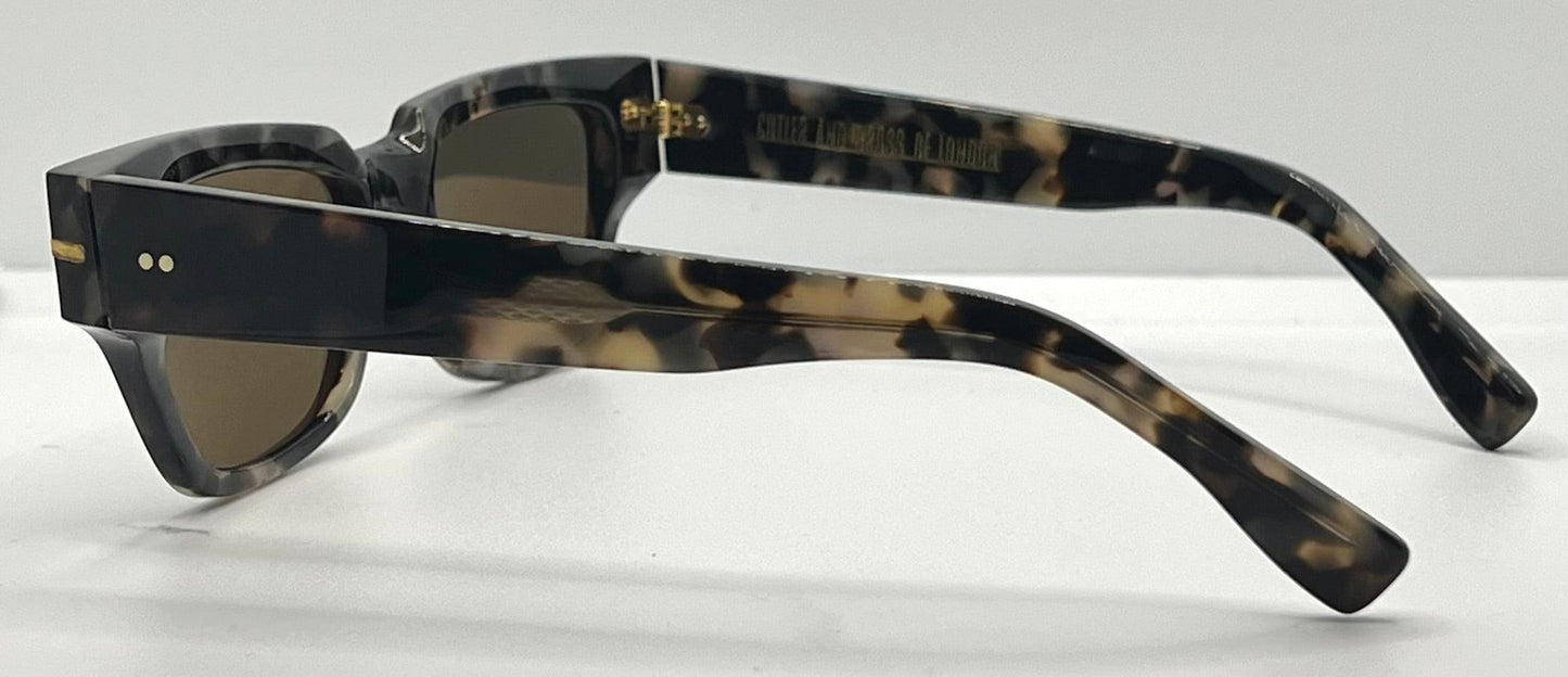 Cutler and Gross M1349 C03 Handmade Sunglasses-Tortoise-54mm-New|Full Kit