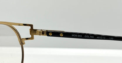 Cazal Mod 244 Col 740-Vintage Eyeglasses– Deadstock|Unworn–49Mm-Made In Germany