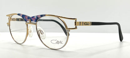 Cazal Mod 244 Col 740-Vintage Eyeglasses– Deadstock|Unworn–49Mm-Made In Germany