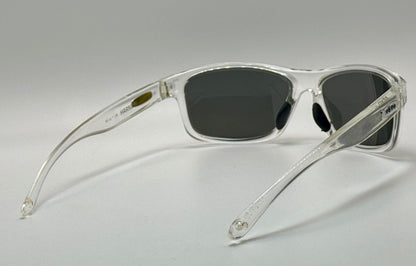 Vintage Revo Harness Polarized Sunglasses-Crystal Clear Frame W|New Dark Grey Polarized Lenses