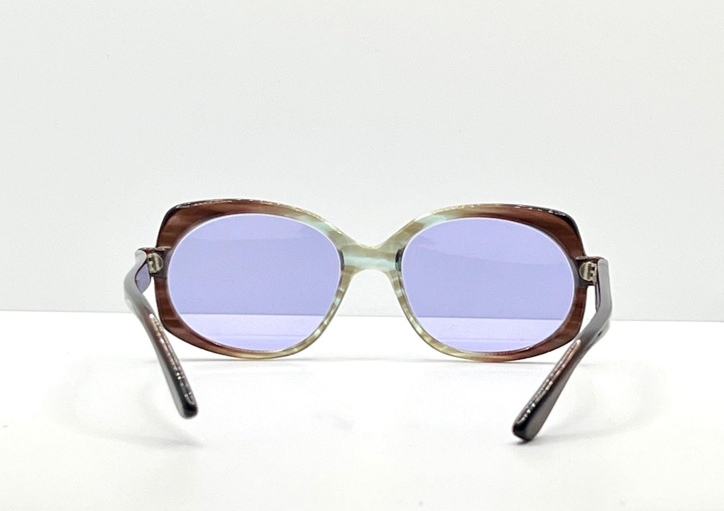Artoptic Ines 52-20 – Vintage French Butterfly Sunglasses W|New, Custom Violet Lenses-Deadstock