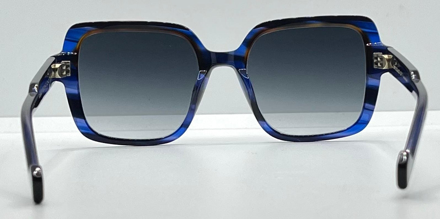 Entourage of 7 “Ravenna” Blue Havana Gradient 51mm Sunglasses-Made in Japan-New|Unworn -Full Kit