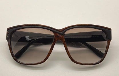 Vintage Courrèges Paris Sunglasses Model 8693-9 C56 - Nos, Made In France, Brown Tortoiseshell Frame With Gradient Lenses