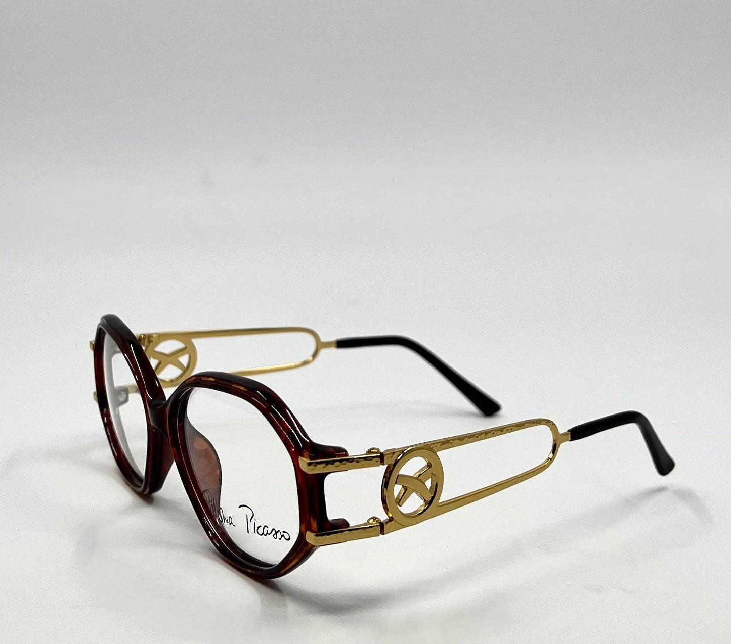 Paloma Picasso 3762 Vintage Eyeglass Frames-Germany-Full Kit-Unworn-53mm