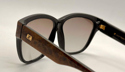 Vintage Courrèges Paris Sunglasses Model 8693-9 C56 - Nos, Made In France, Brown Tortoiseshell Frame With Gradient Lenses