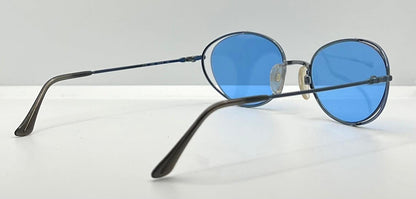 Vintage Yves Saint Laurent 4163 c.Y385 Sunglasses – Deadstock – Made in Italy – Custom Blue Lenses