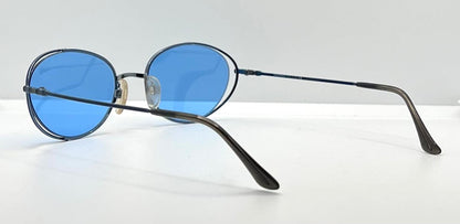 Vintage Yves Saint Laurent 4163 c.Y385 Sunglasses – Deadstock – Made in Italy – Custom Blue Lenses