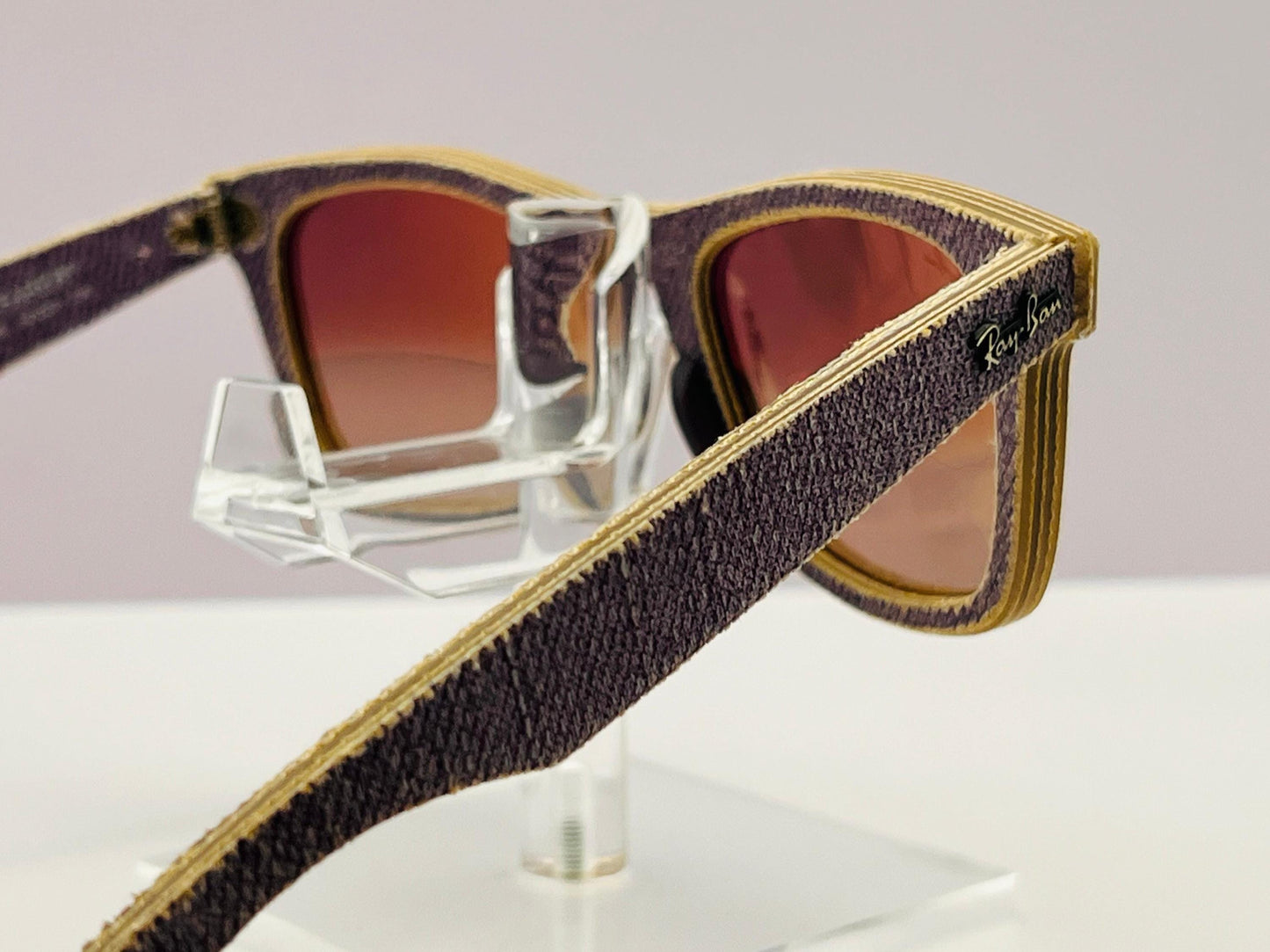 Ray-Ban Original-Wayfarer Denim (Purple Denim) Rb2140 (1167|55) 50Mm Brand New