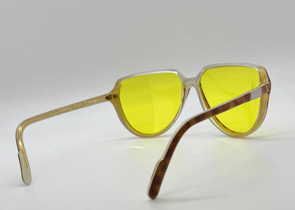 Fendi By Lozza Fv48 Vintage Sunglasses W|New, Custom Yellow Day|Night Tint Lenses