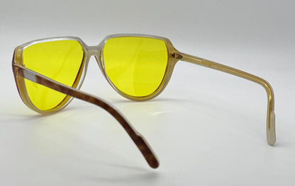 Fendi By Lozza Fv48 Vintage Sunglasses W|New, Custom Yellow Day|Night Tint Lenses